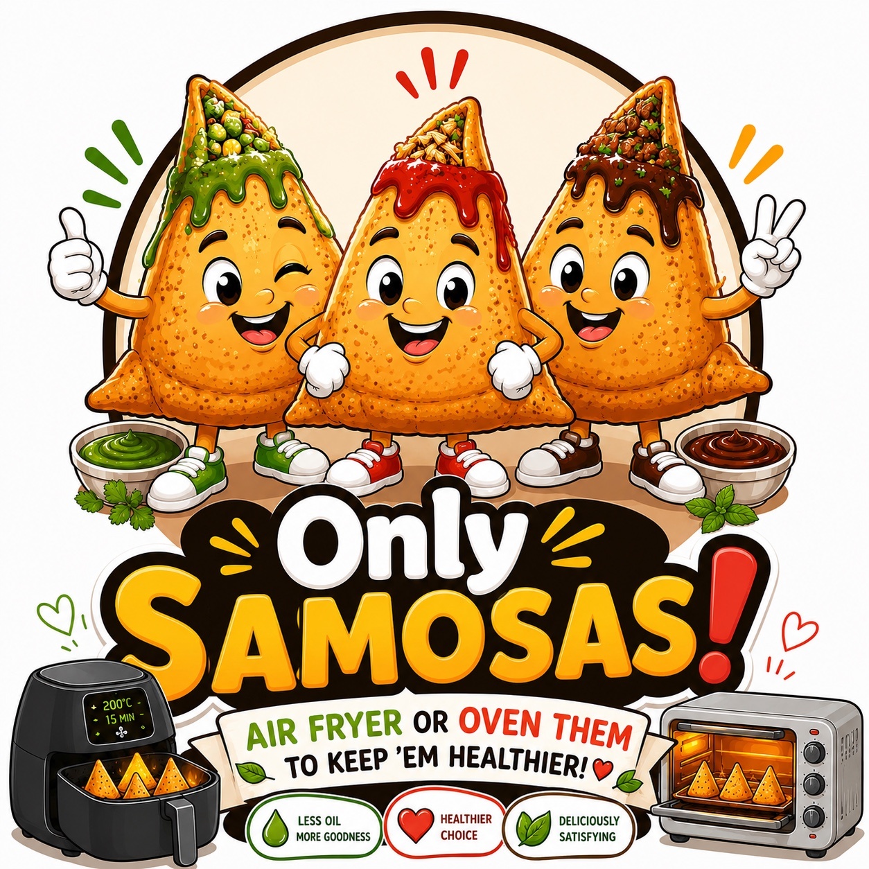Only Samosas Chicken Sichuan Pepper frozen samosa pouch
